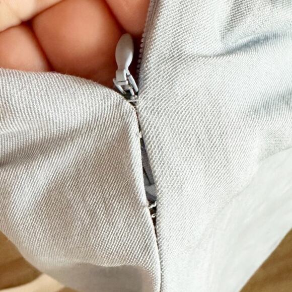 Raey Wide Sleeve Midi Sheath Dress 10 Blue - Picture 8 of 10